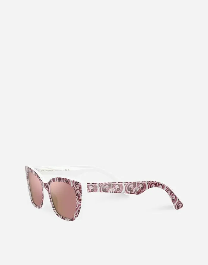 Dolce and Gabbana Accessories Children Maiolica Fucsia Sunglasses Maiolica Fucsia Dolce and Gabbana Accessories Children Maiolica Fucsia Sunglasses Maiolica Fucsia
