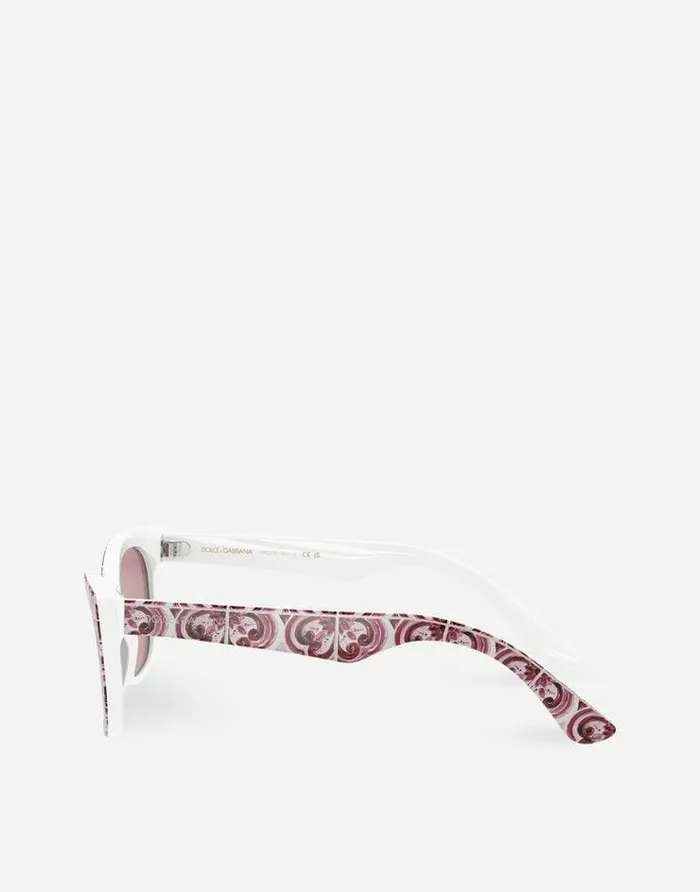 Dolce and Gabbana Accessories Children Maiolica Fucsia Sunglasses Maiolica Fucsia Dolce and Gabbana Accessories Children Maiolica Fucsia Sunglasses Maiolica Fucsia