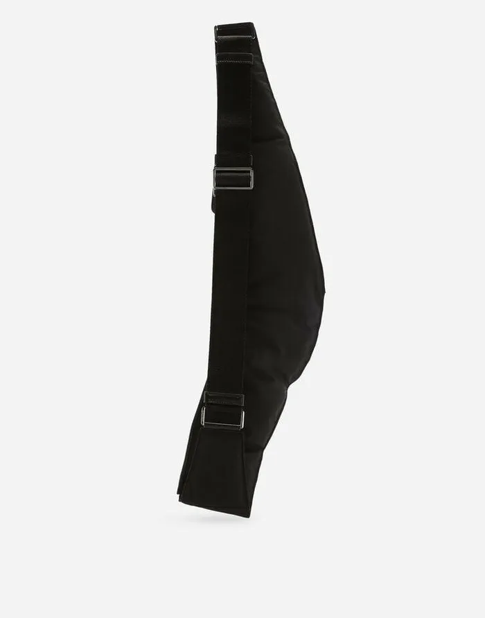 Dolce and Gabbana Backpacks And Fanny Packs Men Nylon Belt Bag Black Dolce and Gabbana Backpacks And Fanny Packs Men Nylon Belt Bag Black