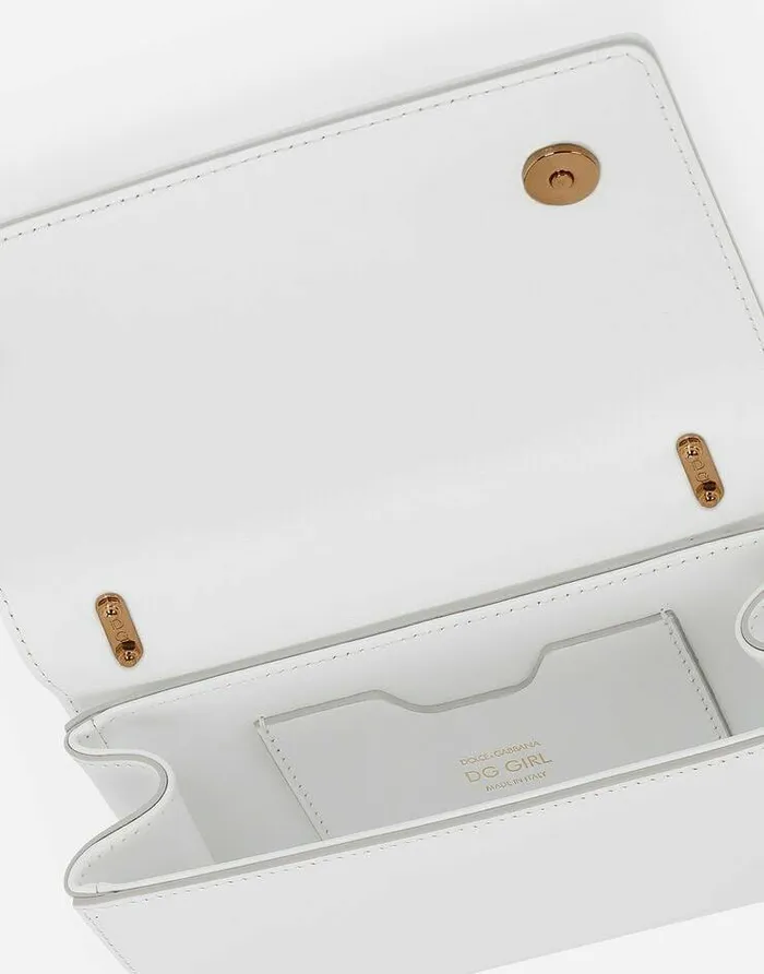 Dolce and Gabbana Clutches Mini And Micro Bags Women Calfskin DG Girls Phone Bag White Dolce and Gabbana Clutches Mini And Micro Bags Women Calfskin DG Girls Phone Bag White