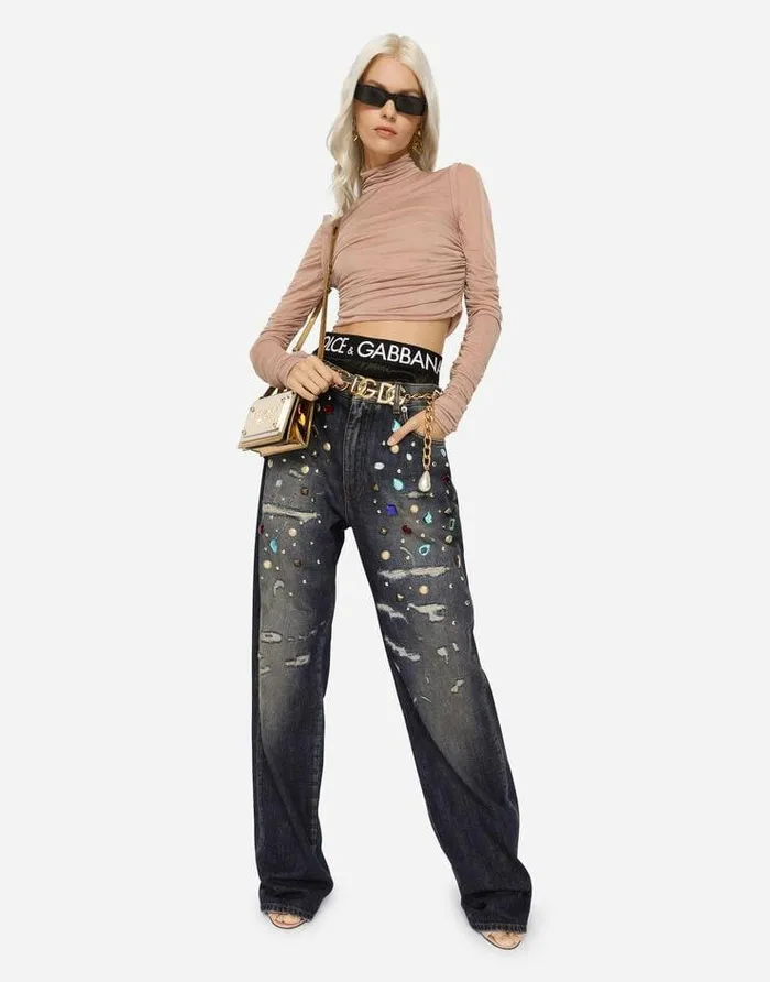 Dolce and Gabbana Clutches Mini And Micro Bags Women Phone Bag With Branded Maxiplate Gold Dolce and Gabbana Clutches Mini And Micro Bags Women Phone Bag With Branded Maxiplate Gold