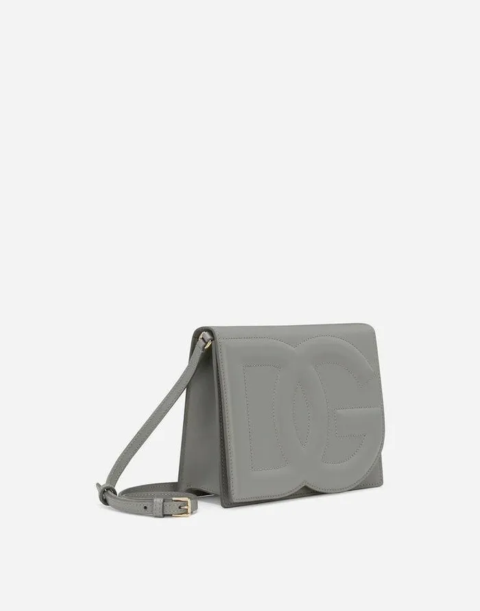 Dolce and Gabbana DG Logo Bag Women DG Logo Crossbody Bag Grey Dolce and Gabbana DG Logo Bag Women DG Logo Crossbody Bag Grey