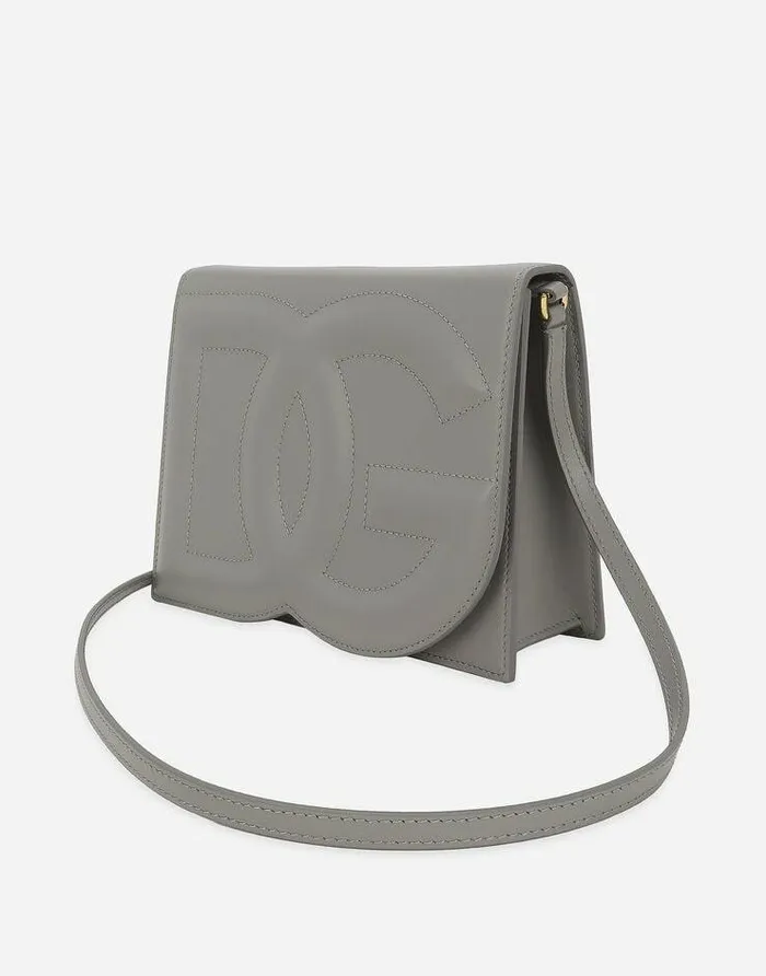 Dolce and Gabbana DG Logo Bag Women DG Logo Crossbody Bag Grey Dolce and Gabbana DG Logo Bag Women DG Logo Crossbody Bag Grey