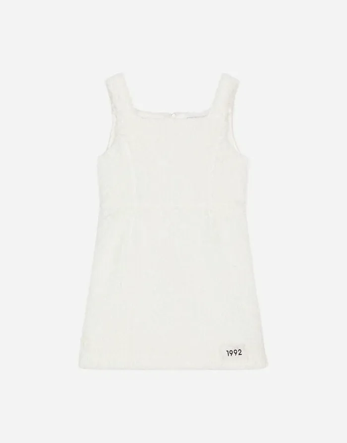 Dolce and Gabbana Dresses Children Short Terrycloth Dress White