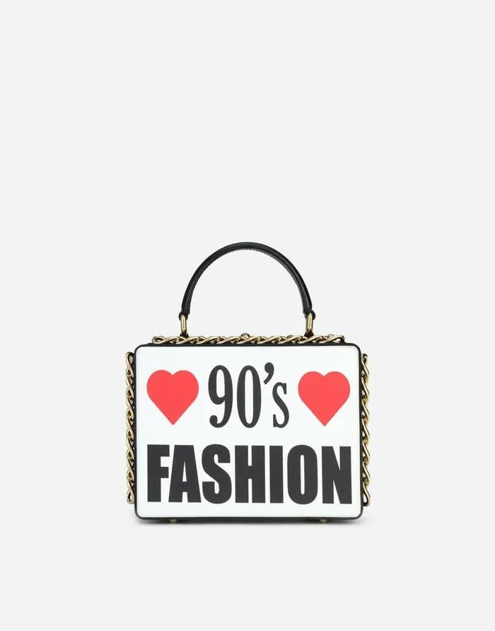Dolce and Gabbana Handbags Women Calfskin Dolce Box Bag With 03990s Print Multicolor Dolce and Gabbana Handbags Women Calfskin Dolce Box Bag With 03990s Print Multicolor