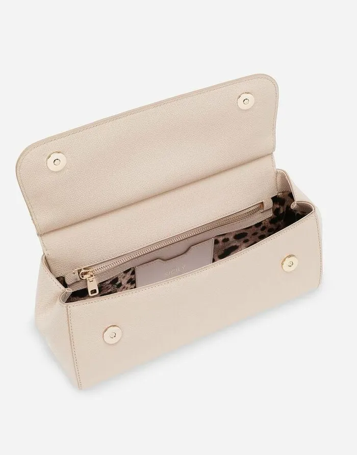 Dolce and Gabbana Handbags Women Elongated Sicily Handbag Pink Dolce and Gabbana Handbags Women Elongated Sicily Handbag Pink