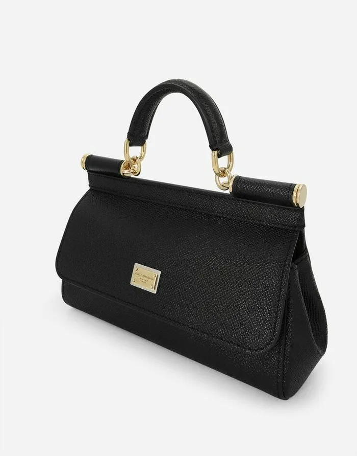 Dolce and Gabbana Handbags Women Small Sicily Handbag Black Dolce and Gabbana Handbags Women Small Sicily Handbag Black