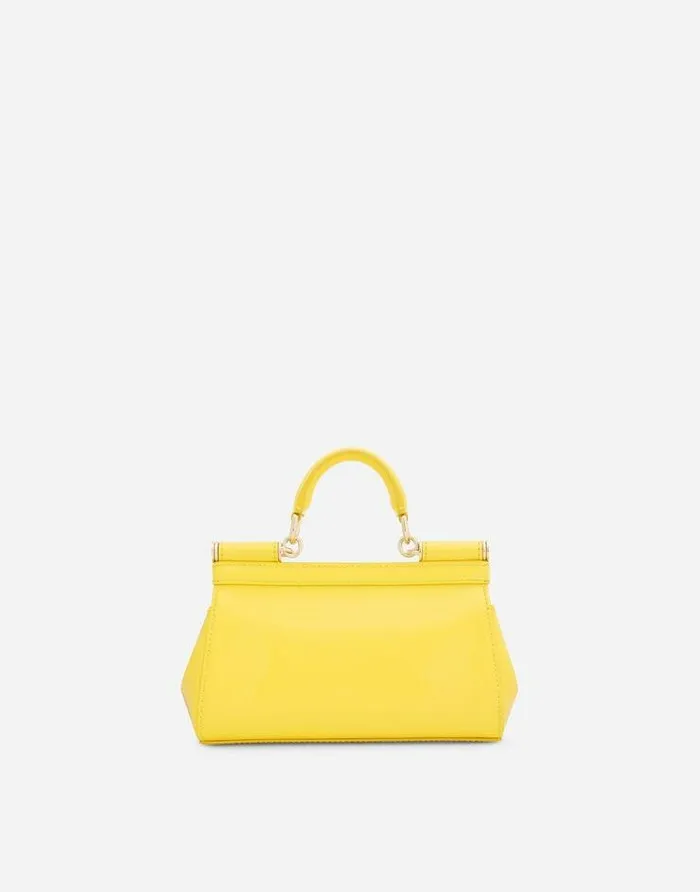 Dolce and Gabbana Handbags Women Small Sicily Handbag Yellow Dolce and Gabbana Handbags Women Small Sicily Handbag Yellow
