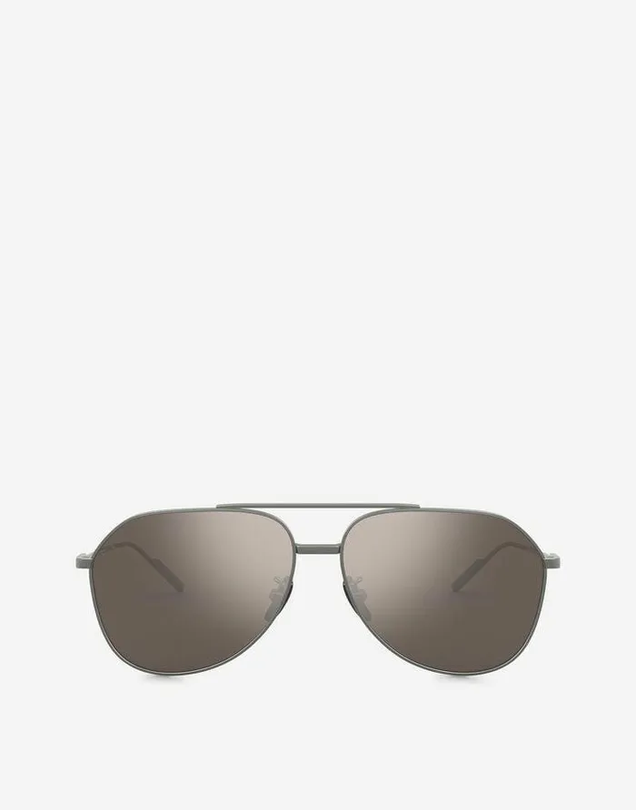Dolce and Gabbana Icons Men Titanium Sunglasses Grey