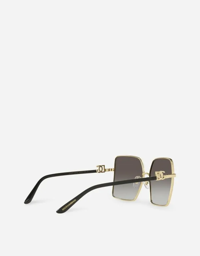 Dolce and Gabbana Icons Women Gros Grain Sunglasses Gold Dolce and Gabbana Icons Women Gros Grain Sunglasses Gold