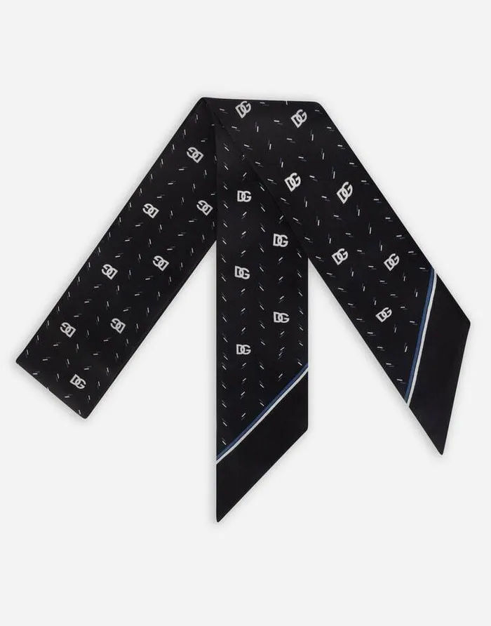 Dolce and Gabbana Scarves And Silks Men Cotton Scarf With Polkadot Print Multicolor Dolce and Gabbana Scarves And Silks Men Cotton Scarf With Polkadot Print Multicolor