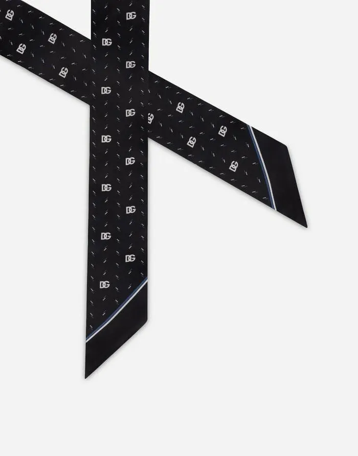 Dolce and Gabbana Scarves And Silks Men Cotton Scarf With Polkadot Print Multicolor Dolce and Gabbana Scarves And Silks Men Cotton Scarf With Polkadot Print Multicolor