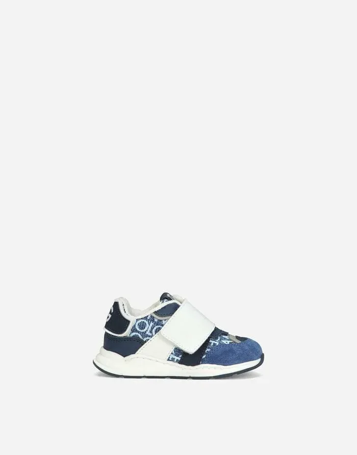 Dolce and Gabbana Shoes For First Steps 1926 Children Mixedmaterial Air Master Sneakers Denim Dolce and Gabbana Shoes For First Steps 1926 Children Mixedmaterial Air Master Sneakers Denim