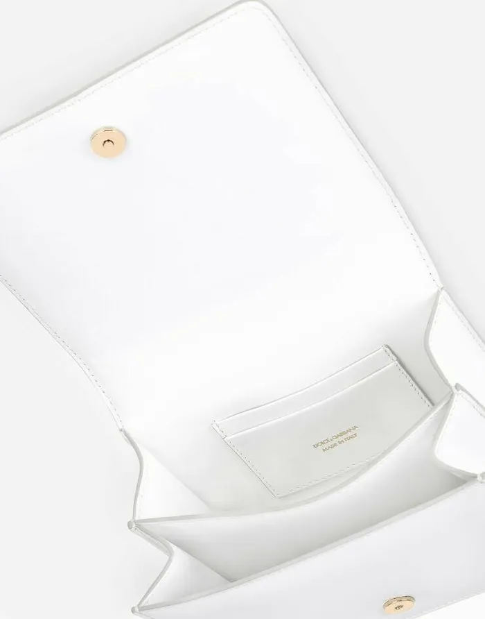 Dolce and Gabbana Shoulder And Crossbody Bags Women Calfskin Crossbody 35 Bag White Dolce and Gabbana Shoulder And Crossbody Bags Women Calfskin Crossbody 35 Bag White
