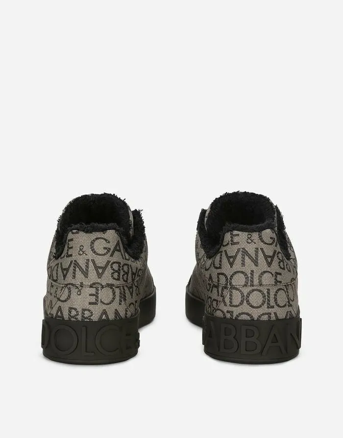 Dolce and Gabbana Sneakers Men Jacquard Portofino Sneakers Multicolor Dolce and Gabbana Sneakers Men Jacquard Portofino Sneakers Multicolor