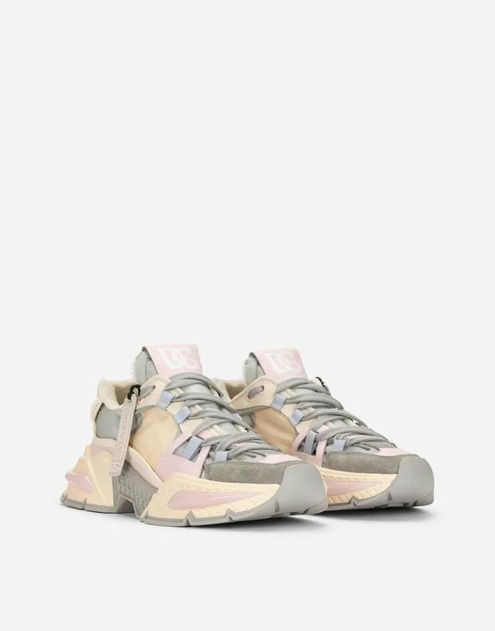 Dolce and Gabbana Sneakers Women Mixedmaterial Airmaster Sneakers Multicolor Dolce and Gabbana Sneakers Women Mixedmaterial Airmaster Sneakers Multicolor