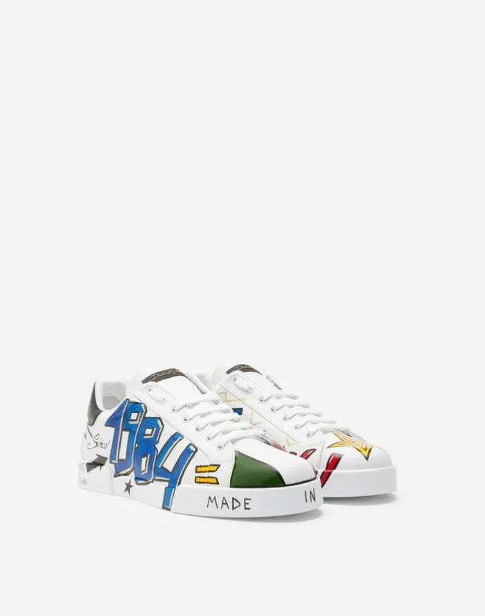 Dolce and Gabbana Sneakers Women New DGLimited Portofino Sneakers White Dolce and Gabbana Sneakers Women New DGLimited Portofino Sneakers White