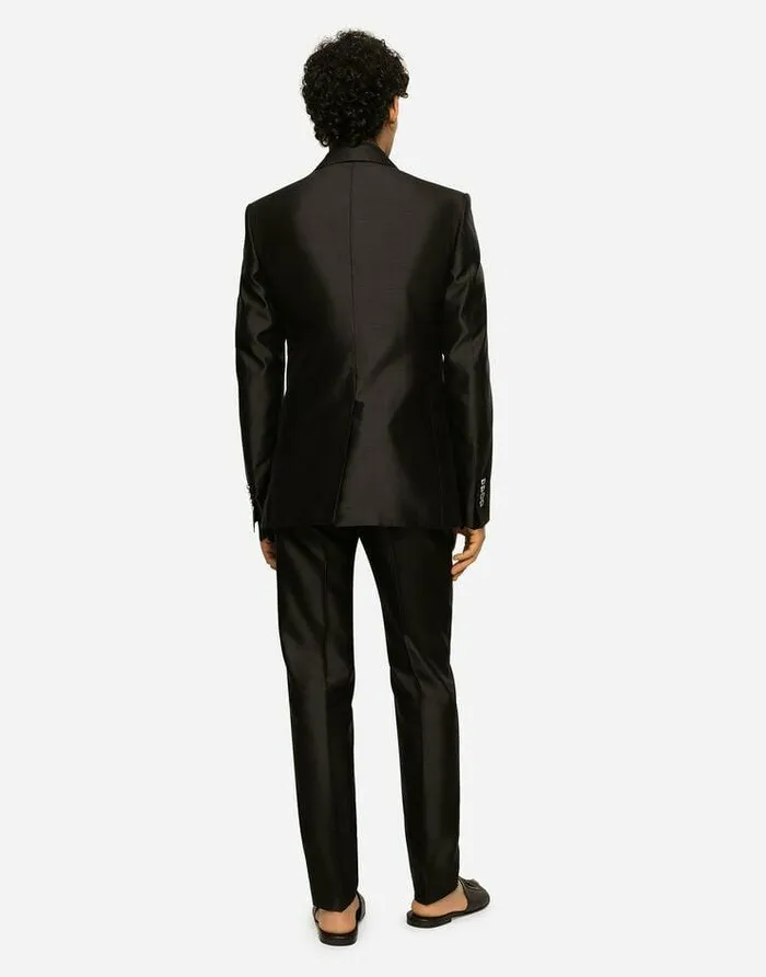 Dolce and Gabbana Suits And Blazers Men Singlebreasted Siciliafit Suit Black Dolce and Gabbana Suits And Blazers Men Singlebreasted Siciliafit Suit Black