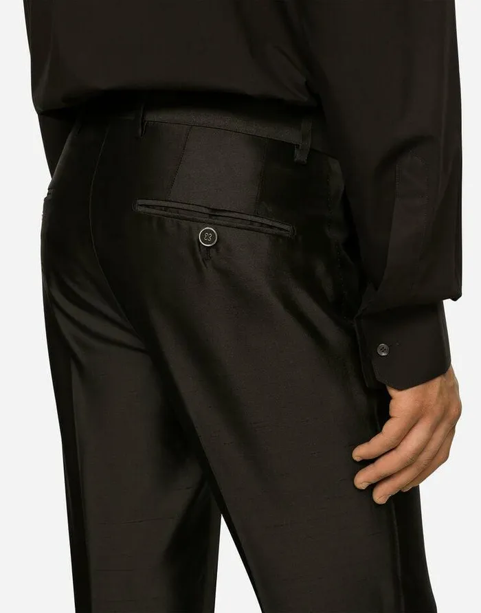 Dolce and Gabbana Suits And Blazers Men Singlebreasted Siciliafit Suit Black Dolce and Gabbana Suits And Blazers Men Singlebreasted Siciliafit Suit Black