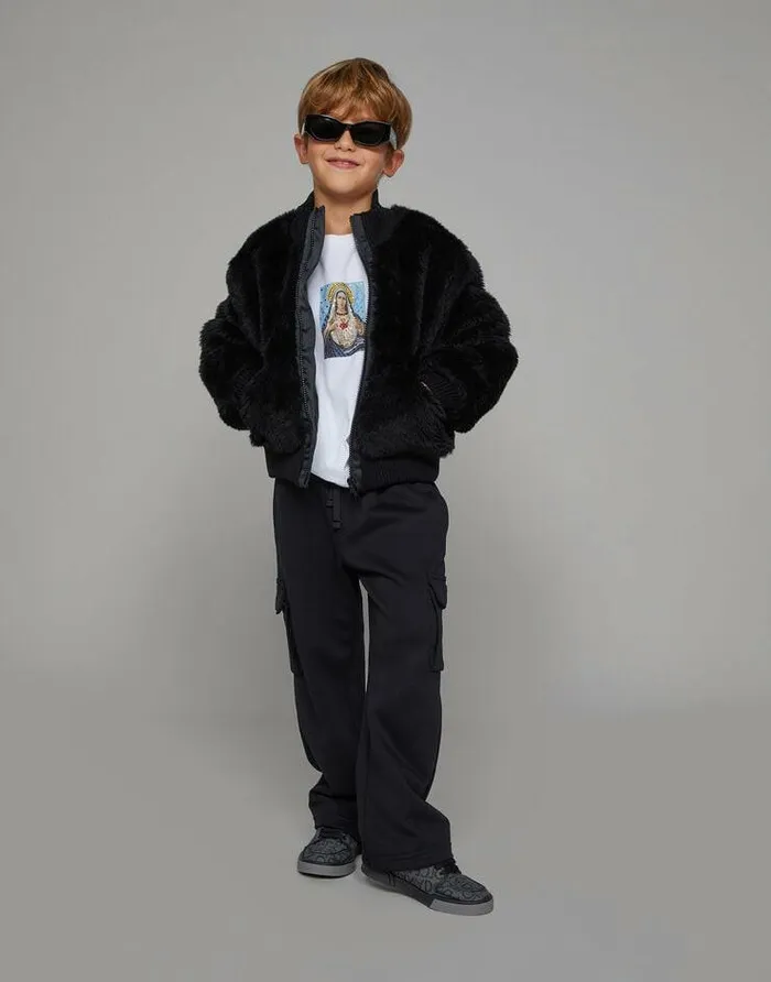 Dolce and Gabbana Trousers And Shorts Children Jersey Jogging Pants Black Dolce and Gabbana Trousers And Shorts Children Jersey Jogging Pants Black