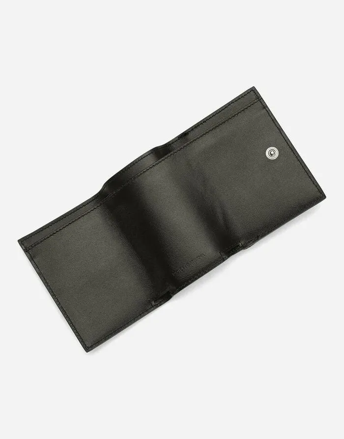 Dolce and Gabbana Wallets And Small Leather Goods Men Coated Jacquard French Flap Wallet Multicolor Dolce and Gabbana Wallets And Small Leather Goods Men Coated Jacquard French Flap Wallet Multicolor