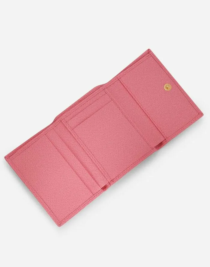 Dolce and Gabbana Wallets And Small Leather Goods Women Calfskin Wallet With Branded Plate Pink Dolce and Gabbana Wallets And Small Leather Goods Women Calfskin Wallet With Branded Plate Pink