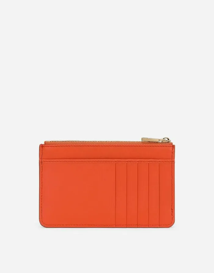 Dolce and Gabbana Wallets And Small Leather Goods Women Medium DG Logo Card Holder Orange Dolce and Gabbana Wallets And Small Leather Goods Women Medium DG Logo Card Holder Orange