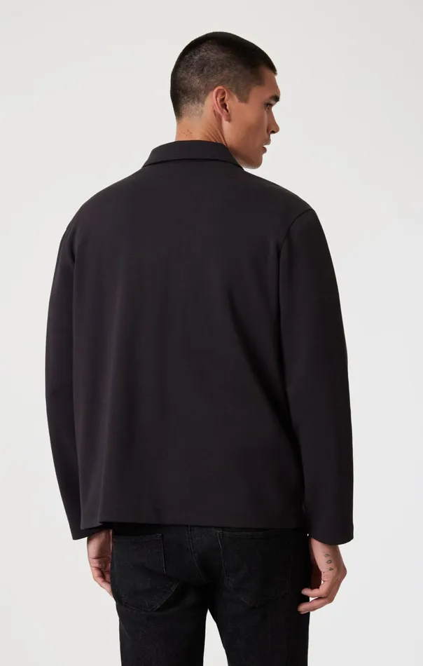 Double Pocket ZipUp Jacket In Black Men Mavi Jeans Jackets Double Pocket ZipUp Jacket In Black Men Mavi Jeans Jackets