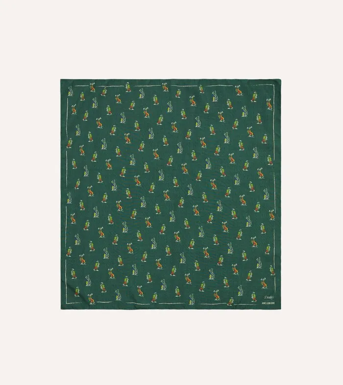 Drake039s ALD Drake039s Green Graphic Bandana 8211 Accessories
