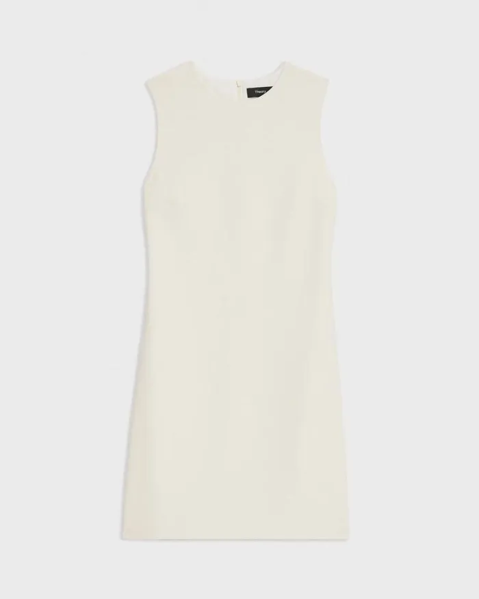 Dresses Women Theory Shift Dress In Admiral Crepe Rice