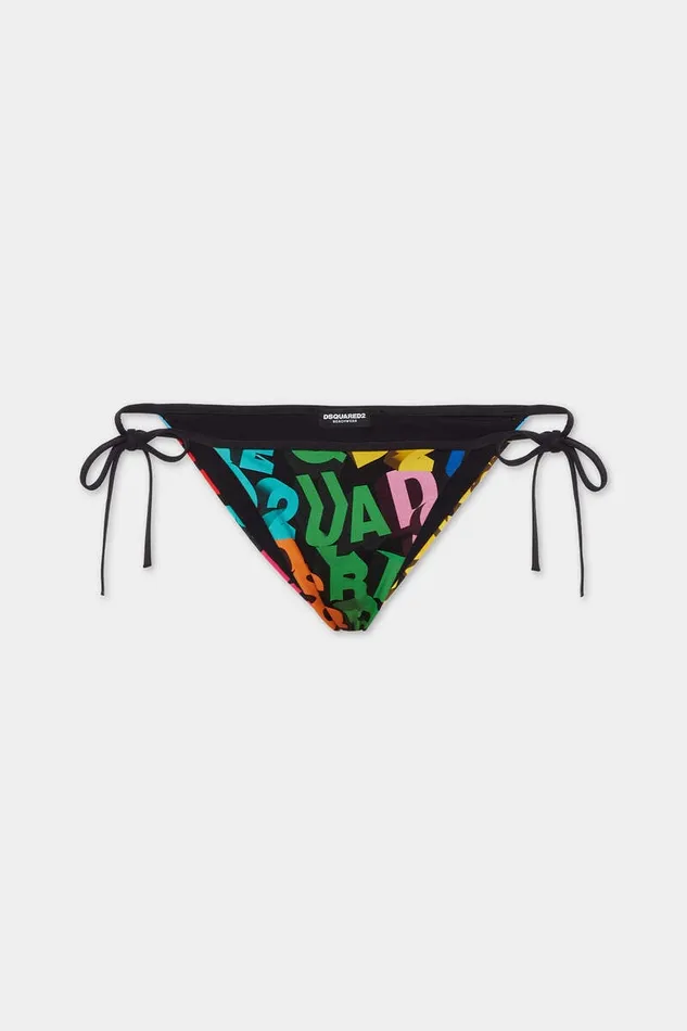 Dsquared2 Beachwear Allover Logo Bikini Brief Fantasy 8211 Women
