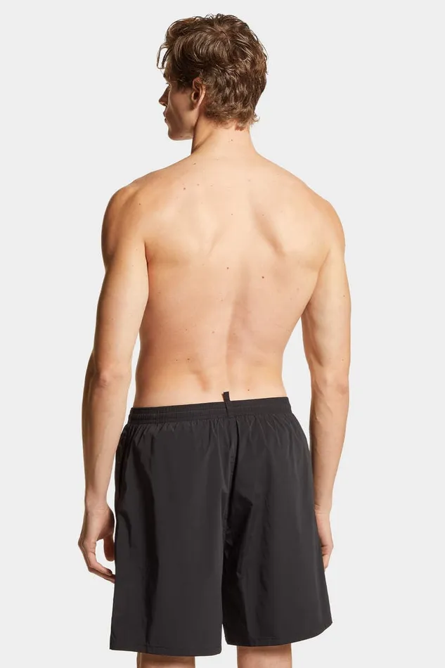 Dsquared2 Beachwear Icon Swim Boxer Blackwhite 8211 Men