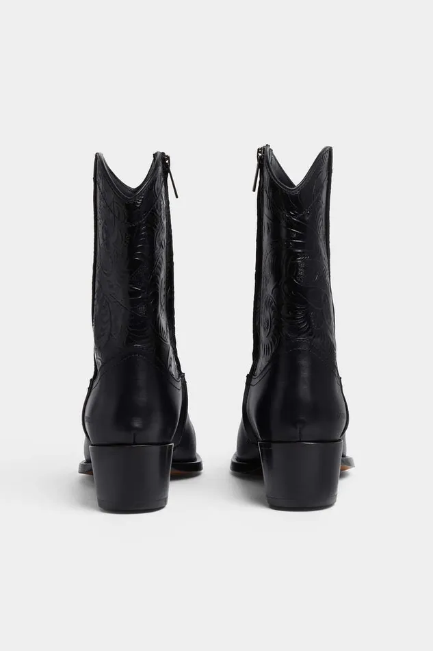 Dsquared2 Boots City Nights Cowboy Boots Black 8211 Men