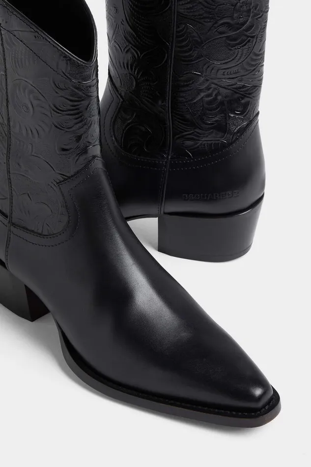 Dsquared2 Boots City Nights Cowboy Boots Black 8211 Men