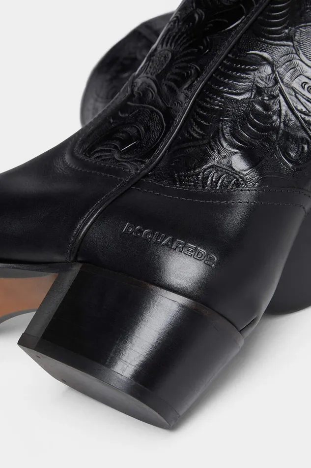Dsquared2 Boots City Nights Cowboy Boots Black 8211 Men