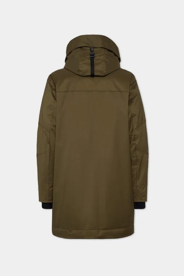 Dsquared2 Coats and Outerwear Techno Down Parka Kaban Beech Brown 8211 Men