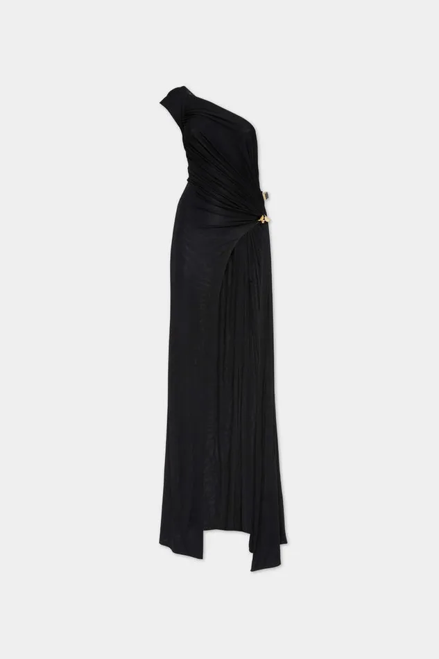 Dsquared2 Dresses and Jumpsuits One Shoulder Jersey Dress Black 8211 Women