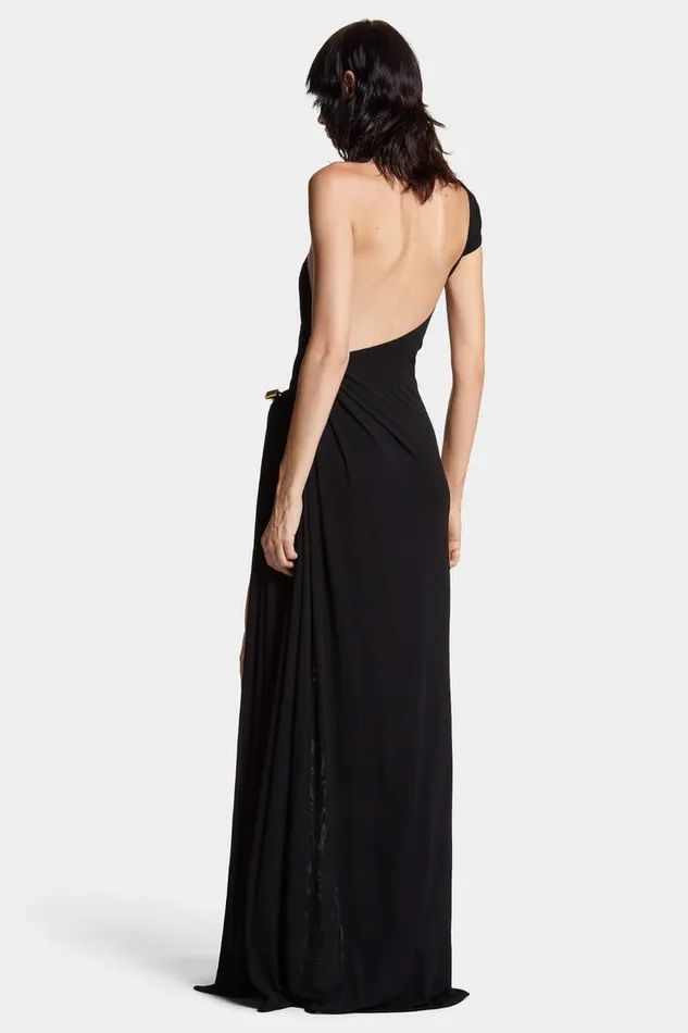 Dsquared2 Dresses and Jumpsuits One Shoulder Jersey Dress Black 8211 Women