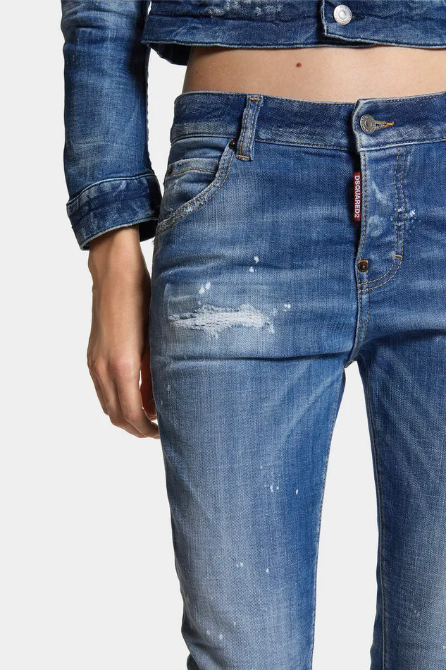 Dsquared2 Jeans Light Heritage Wash Cool Girl Jeans Navy 8211 Women