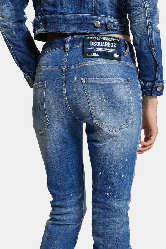 Dsquared2 Jeans Light Heritage Wash Cool Girl Jeans Navy 8211 Women