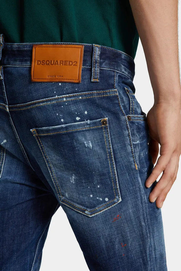 Dsquared2 Jeans Medium Easy Wash Super Twinky Jeans Navy 8211 Men