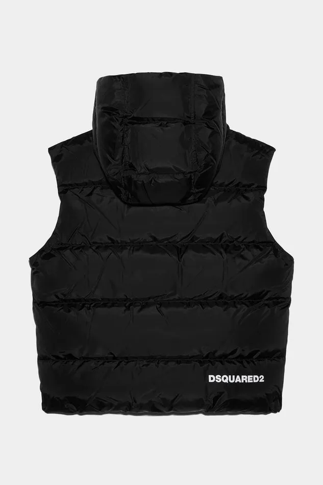 Dsquared2 Ready To Wear D2 Gilet Jacket Black 8211 Kids