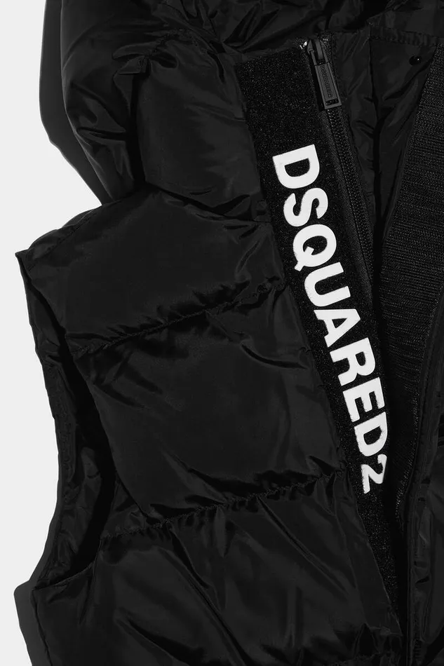 Dsquared2 Ready To Wear D2 Gilet Jacket Black 8211 Kids