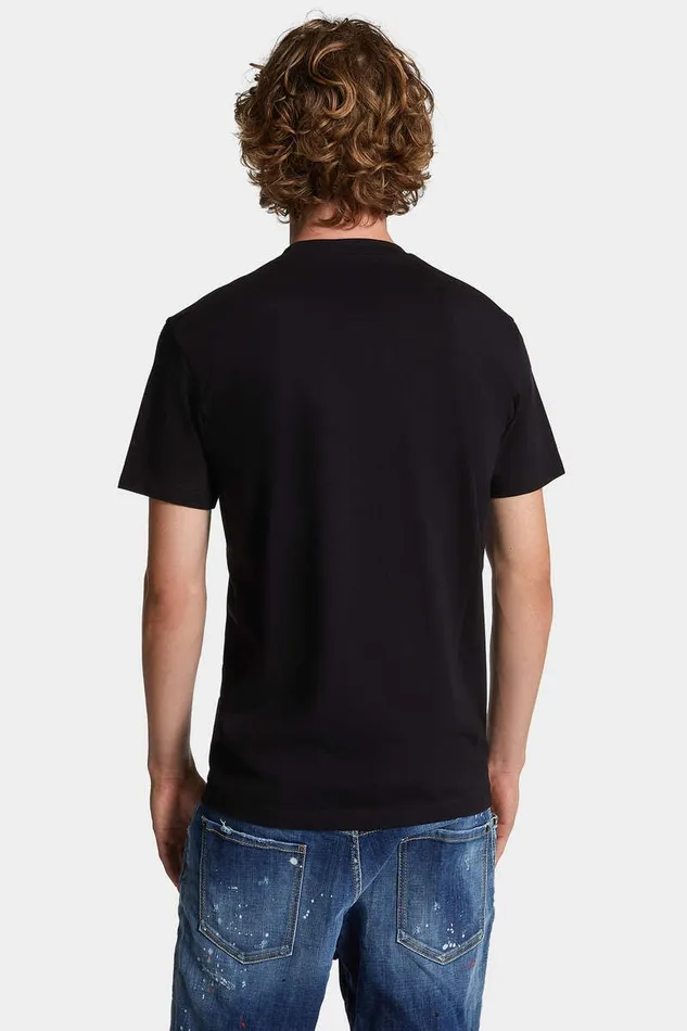 Dsquared2 TShirts and Polo Cool Fit Logo Patch TShirt Black 8211 Men