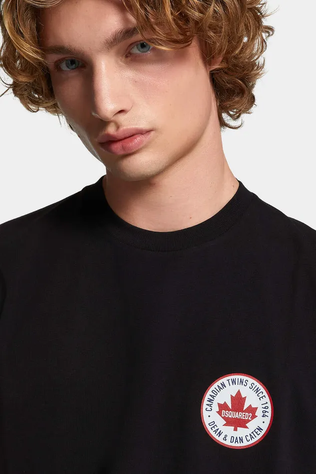 Dsquared2 TShirts and Polo Cool Fit Logo Patch TShirt Black 8211 Men