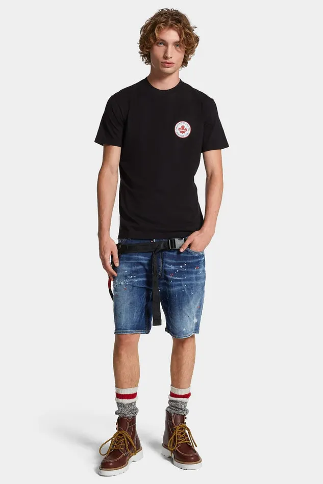 Dsquared2 TShirts and Polo Cool Fit Logo Patch TShirt Black 8211 Men