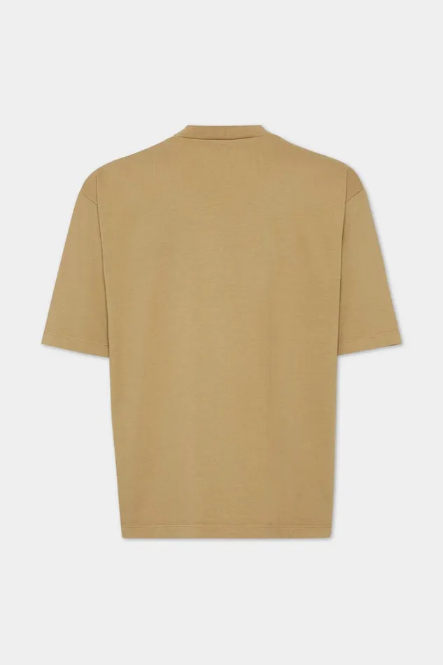 Dsquared2 TShirts and Polo Icon New Generation Loose Fit TShirt Khaki 8211 Men