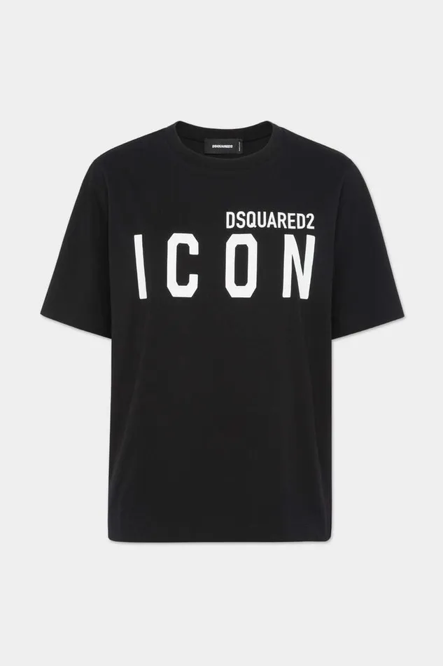 Dsquared2 Tops and TShirts Icon Easy TShirt Black 8211 Women