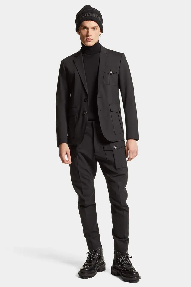 Dsquared2 Trousers Chic Urban Sexy Cargo Pant Black 8211 Men