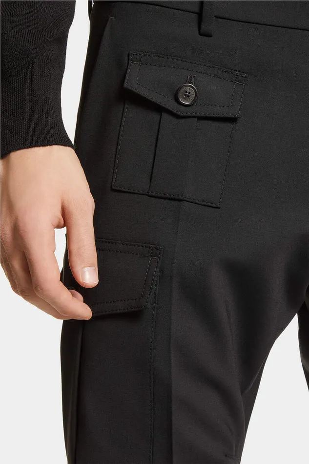 Dsquared2 Trousers Chic Urban Sexy Cargo Pant Black 8211 Men
